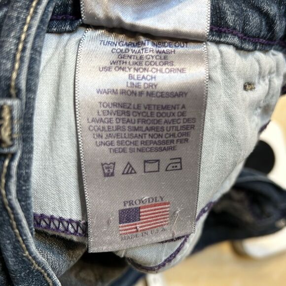 NDYJ dark blue jeans size 10 made in the USA - Picture 7 of 7